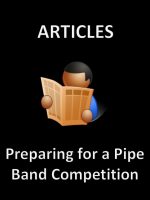Preparing for a Pipe Band Competition